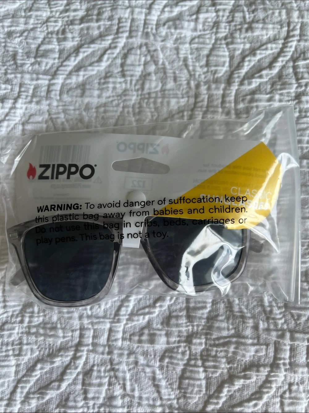 Zippo Classic Sunglasses smoke gray / transparent frames
